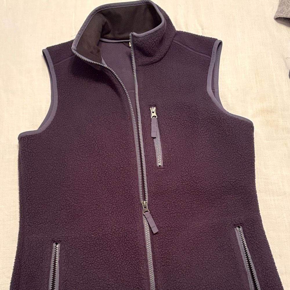 Eddie Bauer Purple Fleece Vest